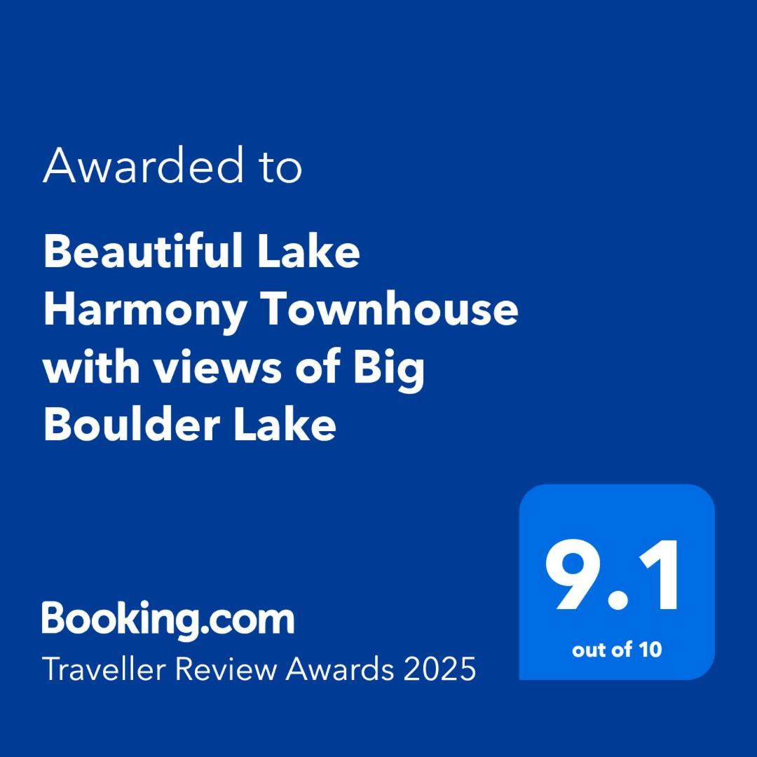 Beautiful Lake Harmony Townhouse At Big Boulder Lake And Ski Area 外观 照片